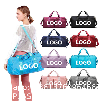Fashion Personalized Waterproof Carry-On Luggage Overnight Weekender Bag Leisure Gym Tote Duffel Sport Bag For Ladies