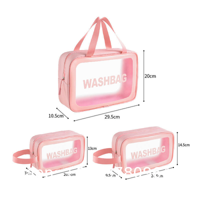 Women Transparent Waterproof Makeup Bag Portable Travel Wash Storage Pouch Large Capacity Organizer Beauty Case
