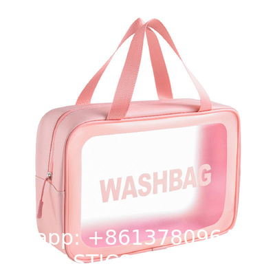 Women Transparent Waterproof Makeup Bag Portable Travel Wash Storage Pouch Large Capacity Organizer Beauty Case