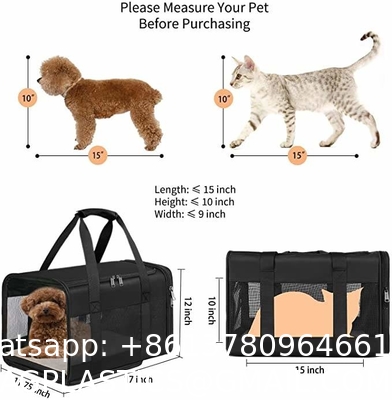 Travel & Car Small Dogs Puppies Cat Pet Carrier Airline Approved Soft Sided Collapsible Top Loading Cat Bag Carrier