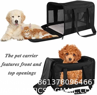 Travel & Car Small Dogs Puppies Cat Pet Carrier Airline Approved Soft Sided Collapsible Top Loading Cat Bag Carrier