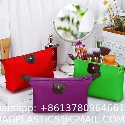 Makeup Bag Pouch Waterproof Cosmetic Storage Bags,with Zipper Travel Toiletry Organizer Packing Bag Access