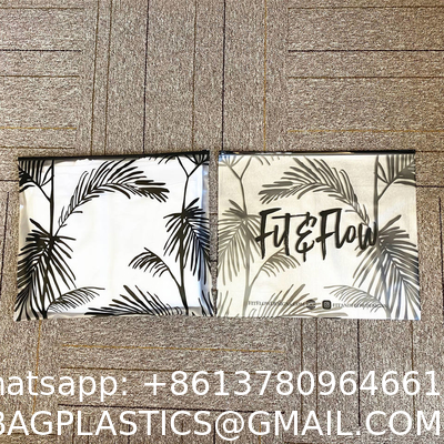 Custom Printed Logo Frosted Plastic Bag Clothes Zip Lock Self Sealing Bag Clothing Packaging Frosted Zipper Bags