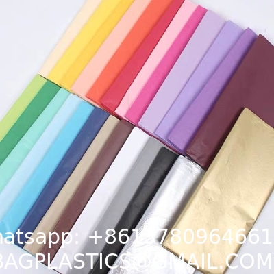 Eco Friendly Custom Logo Printed Warp Gift Paper Printed Wrapping Tissue Paper For Clothing Packing