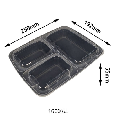 Hotsell Microwavable Custom 5 6 Compartment Bento Food Containers Take Away Disposable Plastic Lunch Bento Box