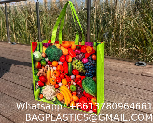 Hot Sale Personalized Logo Size Printed Eco Friendly Recyclable Reusable Grocery Portable REPT Bag Wholesale Cheap Reusable Eco pp Shopping Bag Non-woven Bag Oem Custom Gift Promotional Tote