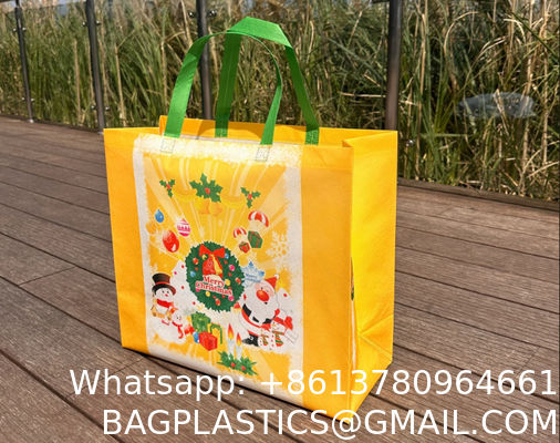 Manufacturer Factory Wholesale Eco Reusable RPET Tote Custom Logo Pattern Printing Portable Shopping Bag