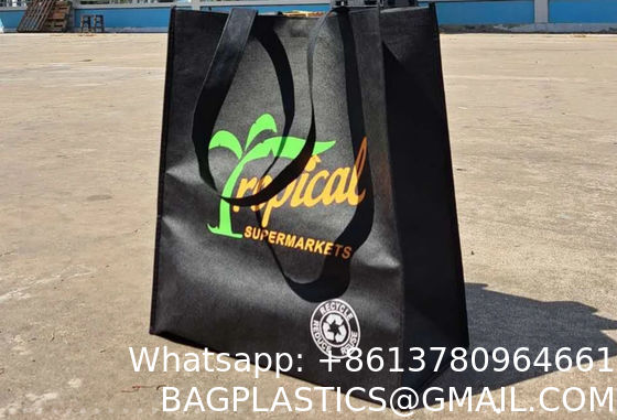 Custom Printing Non Woven Shopping Bag Hot Sale Eco Friendly Reusable Non Woven Tote Bag Wholesale Non-Woven Grocery Carry Bag