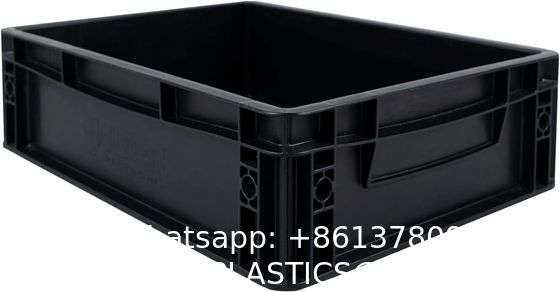 Heavy Duty Durable Solid Box Crate Stackable Plastic Logistic Crate Euro Storage Box Euro Standard Transport Use Plastic Logistics Box | Stackable Solid Crate For Heavy Load Applications