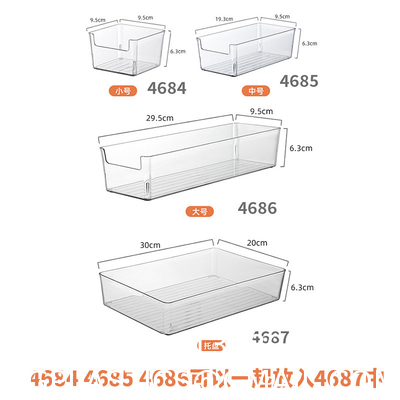 Stackable Storage Drawers,Acrylic Bathroom Makeup Organizer,Plastic Storage Bins For Vanity, Undersink, Kitchen Cabinets, Pantry, Home Organization