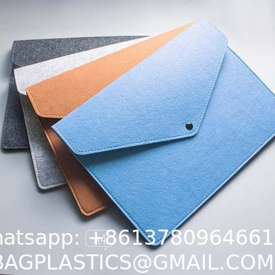 File Folders- Felt Folder Expanding File Folder Paper Envelope A4 Folders With Lanyard Felt file bag simple office data file bag storage bag storage bag student stationery bag folder