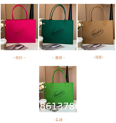 New Style Fashion Canvas Tote Bag With Long Rope Handle Colorful Laminated Cotton Magnetic Buckle Patterned Letters Tote Bag Letter Pattern Direct From Manufacturer Wholesale