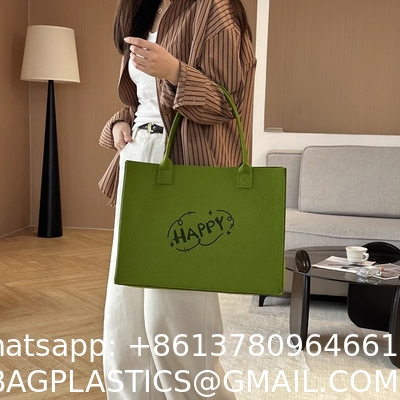 New Style Fashion Canvas Tote Bag With Long Rope Handle Colorful Laminated Cotton Magnetic Buckle Patterned Letters Tote Bag Letter Pattern Direct From Manufacturer Wholesale