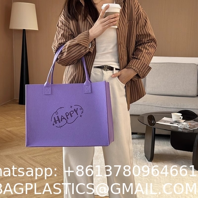 New Style Fashion Canvas Tote Bag With Long Rope Handle Colorful Laminated Cotton Magnetic Buckle Patterned Letters Tote Bag Letter Pattern Direct From Manufacturer Wholesale