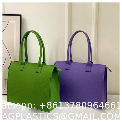 Felt Tote Bag with Durable Handles Grocery Bags Travel Heavy Duty Shopping Find Similar Icon Felt Bags With Your Logo Large Custom Shopping Bag With Logo Felt Tote For Party Recycled Felt Tote Bag