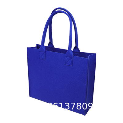 Logo DIY Personalized Grocery Bag Wholesale Shopping Bags Customization Cheap Handbags Casual Felt Women Shopping Handbags For Daily Use