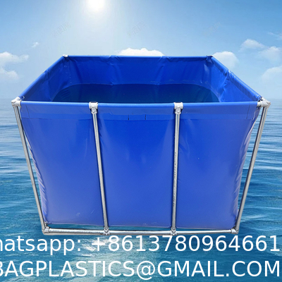 7000 Liters Diameter 3m X Height 1m Square/Round Fish Pond 1800 Gallon Foldable Plastic Tank Swimming Pool For Promotion