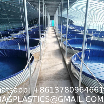 7000 Liters Diameter 3m X Height 1m Square/Round Fish Pond 1800 Gallon Foldable Plastic Tank Swimming Pool For Promotion