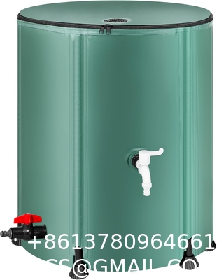 Collapsible Rain Barrel Water Storage Containers-53 Gallon Portable Rainwater Collect System Water Tank To Collect Rainwater From Gutter Downspout Water Catcher With Spigots,Filter＆Overflow Kits