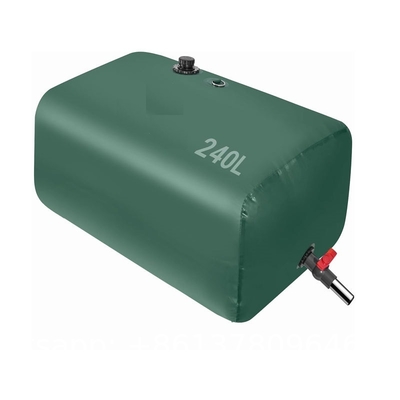 sustainable Hot Selling Large Capacity 1000-Liter Portable Green PVC Water Storage Bladder Foldable Outdoor Camping Furniture Water Tank Use