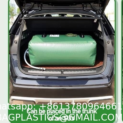 sustainable Hot Selling Large Capacity 1000-Liter Portable Green PVC Water Storage Bladder Foldable Outdoor Camping Furniture Water Tank Use