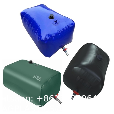 sustainable Hot Selling Large Capacity 1000-Liter Portable Green PVC Water Storage Bladder Foldable Outdoor Camping Furniture Water Tank Use