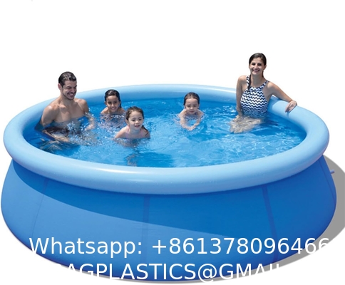Inflatable Swimming Pool, Round Inflatable Pools Adult Above Ground, Blow Up Pool, Top Ring Summer Water Party Pools, Outdoor Pool For Backyard Family Size (10FT X 30INCH Inflatable Swimming Pool)