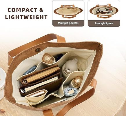 Eco Friendly Custom Waterproof Women Tote Bag Fashion Casual Large Capacity Handbag Lightweight, Spacious Shoulder Bag
