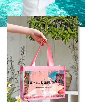 Holographic Makeup Bag Holographic Iridescent Cosmetic Bags With Zipper Travel Iridescent Makeup Bags Portable Holographic Bag Iridescent Holographic Bag For Makeup Tools Organizer