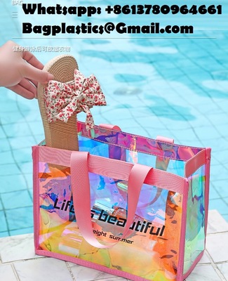 Holographic Makeup Bag Holographic Iridescent Cosmetic Bags With Zipper Travel Iridescent Makeup Bags Portable Holographic Bag Iridescent Holographic Bag For Makeup Tools Organizer