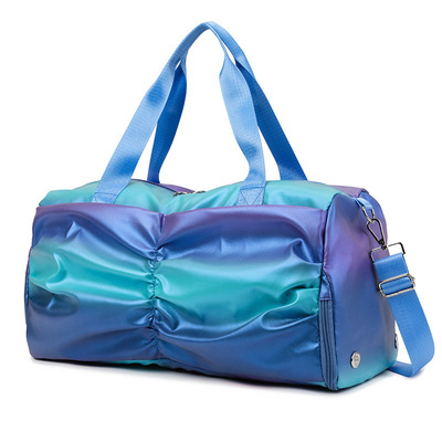 Travel Duffle Bag, Waterproof Sport Tote Gym Bag For Women Men, Overnight Weekender Carry On Bag With Wet Pocket