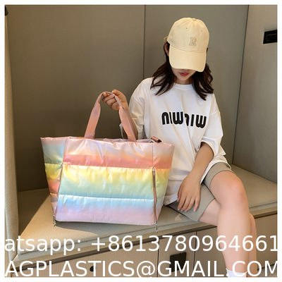 Luxury Jelly Beach PVC Tote Bag For Women Custom Designed Fashionable Shopping Handbag With Logo Vinyl Bag Handles Sports Clear PVC Tote Bags