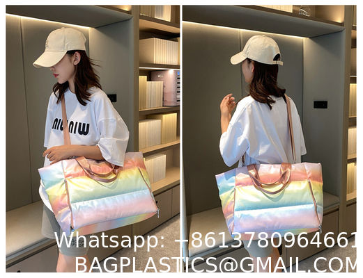 Luxury Jelly Beach PVC Tote Bag For Women Custom Designed Fashionable Shopping Handbag With Logo Vinyl Bag Handles Sports Clear PVC Tote Bags