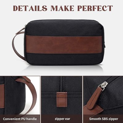 Sustainable Travel Toiletry Bag - Large Toiletry Bag For Men, Water Resistant Skincare Bag, Travel Bag For Toiletries