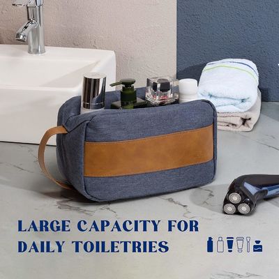Sustainable Travel Toiletry Bag - Large Toiletry Bag For Men, Water Resistant Skincare Bag, Travel Bag For Toiletries