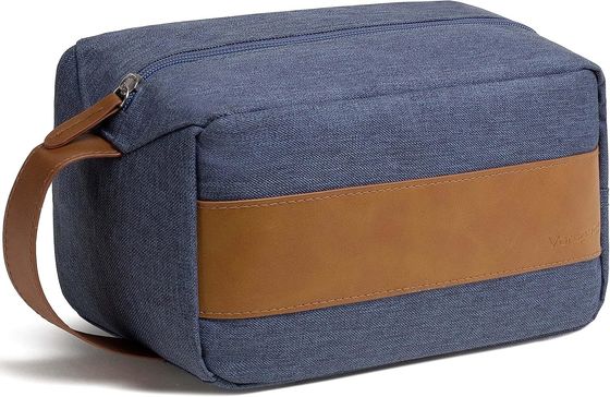 Sustainable Travel Toiletry Bag - Large Toiletry Bag For Men, Water Resistant Skincare Bag, Travel Bag For Toiletries