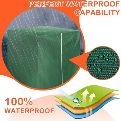 IBC Tote Cover For 1000L Outdoor 275 Gallon Rain Barrel UV Resistant Waterproof Outdoor IBC Covers Outdoor Water Tank Covers Waterproof, 275 Gallon for 420D 1000L Garden Water Tank and Rain Barrel