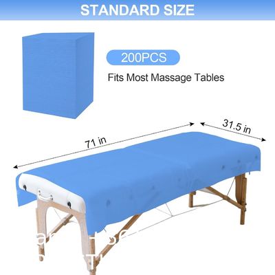 Eco-Friendly Medical Nonwoven Fabric Disposable Waterproof Hospital Bed Sheet Disposable Sheets Sheets Waterproof Massage Table Sheets Non Woven Fabric SPA Bed