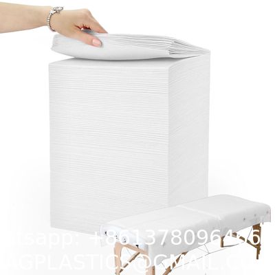 Eco-Friendly Medical Nonwoven Fabric Disposable Waterproof Hospital Bed Sheet Disposable Sheets Sheets Waterproof Massage Table Sheets Non Woven Fabric SPA Bed