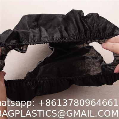 Disposable Bras and Panties Natural Disposable Bras And Panties Set Non Woven Women'S Disposable Underwear For Spa Massage Disposable Bathrobe