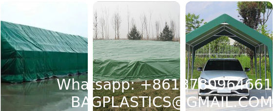 Heavy Duty Woven Tarpaulin Waterproof Outdoor Vegetable Flower Farming Car Shelter Customized HDPE Tarpaulin Tarpaulin Rainproof Tarpaulin Tarps Heavy Duty Waterproof Tarp PE Coated Tarpaulin