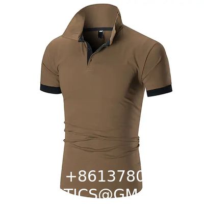 Unisex Solid Pattern Yarn Dyed High Quality Cotton Knitted Fabric Men'S Oversized Plain T-Shirt Anti-Wrinkle Anti-Shrink School Uniform Sport Dry Fit Printed T Shirt Golf Polo Polyester Polo Shirt