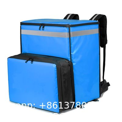 ODM/OEM Factory Customization Portable Large Reusable Delivery Motorcycle Food Delivery Bag For Pizza Takeaway Rider Food Waterproof Thicken Outdoor Backpack Food Delivery Insulated Pizza Bag