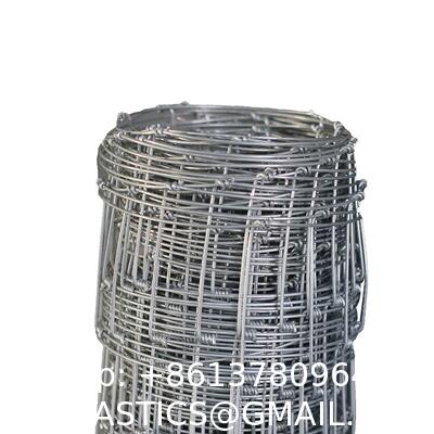 14 Gauge 4ft × 328ft Cattle Fence Panels, Farm Fence Grassland Fencing, For Yard Garden And Animal Protection Galvanized Fixed Knot Farm Fencing Wire for Deer Cattle Sheep Safety Use