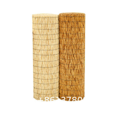 Hot Selling Reed Fence Roll Artificial Bamboo Fence Panel Natural Reed Fencing, 4ft X 16.4 Ft, Decorative Bamboo Privacy Screen,Reed Fence Roll Patio Decorative Fences Reed Screen Curtain For Garden