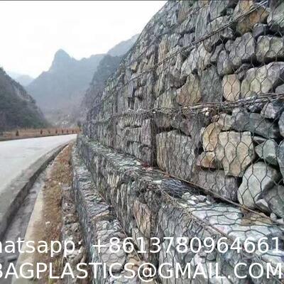 Galfan Welded Gabion Retaining Walls 200x100x50 Welded Gabion Box 2x1x0.5m Gabion Basket Stone Cage Garden Fence Garden Stone Wire Basket Fencing