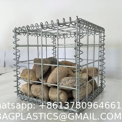 Gabion Mesh Wire Wall Panel, Galvanized Steel Gabion Wall With Covers, Garden Stone Wire Basket Fencing Gabion Mesh Wire Wall with Covers Galvanized Steel Garden Stone Wire Basket Fencing Patio