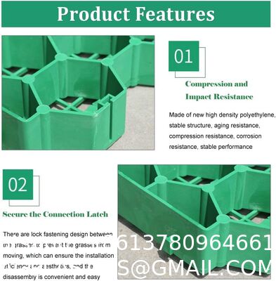 Permeable Grass Pavers Grid Flat-Interlocked,HDPE Plastic Shed Base For Landscaping And Soil Reinforcement In Parking Lots,RV And Boat Storage Pads,Driveways (8 Pieces/22 Sq.Ft.) (Green)