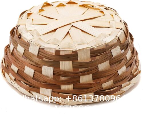 Round Gift Baskets, Bamboo Small Bread & Fruit Baskets, 7" Woven Bread Roll Baskets, Food Serving Baskets, Food Storage Basket For Kitchen Restaurant Display Decor