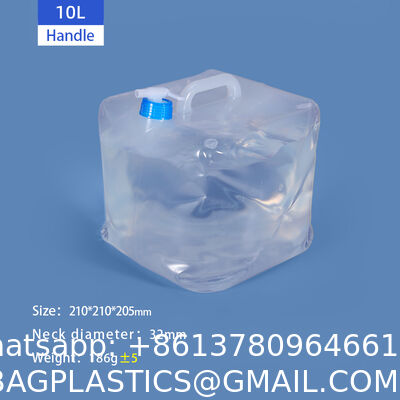 Collapsible Water Container With Spigot, Foldable Camping Water Container Portable Camping Storage Carrier Jug For Outdoors Hiking Emergency Kit Backpack